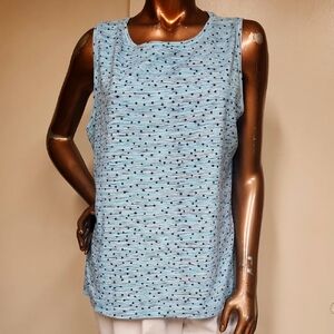 NWOT Croft & Barrow Star Patterned Tank Top